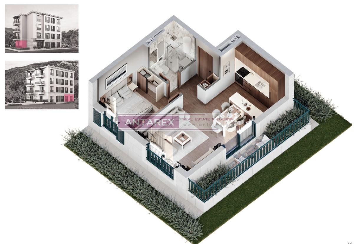 Апартаменты в Дженовичах, Черногория, 66.5 м² - фото 16