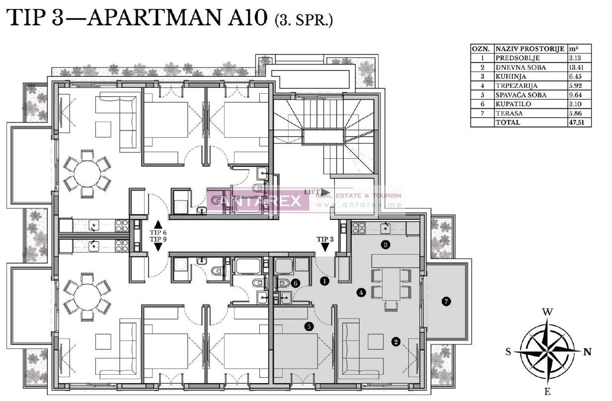 Апартаменты в Дженовичах, Черногория, 42 м² - фото 19