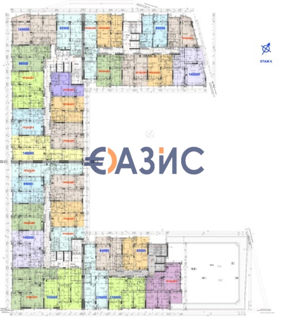 Апартаменты в Бургасе, Болгария, 95.9 м² - фото 18