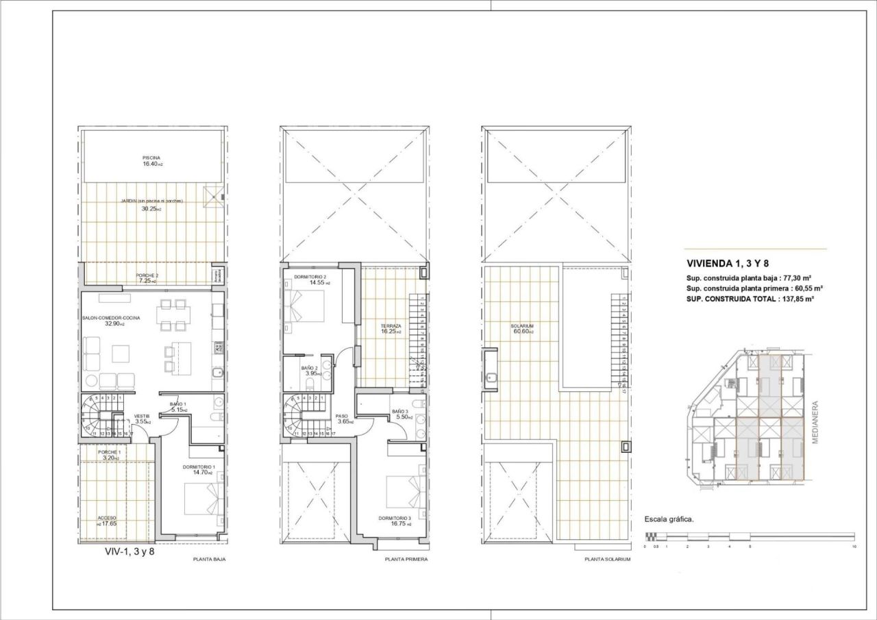 Таунхаус в Сан-Хавьере, Испания, 137 м² - фото 11