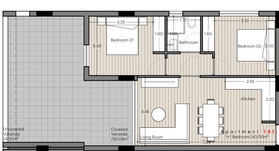 Апартаменты в Лимасоле, Кипр, 90 м² - фото 9
