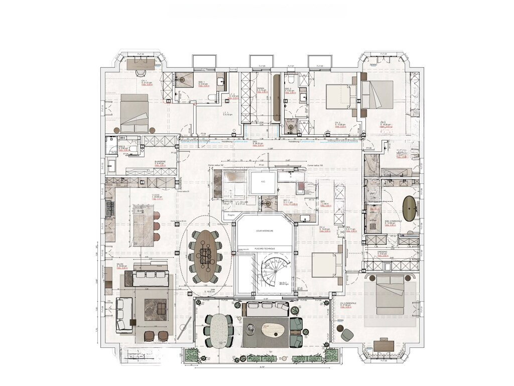 Квартира в Монте Карло, Монако, 400 м² - фото 14