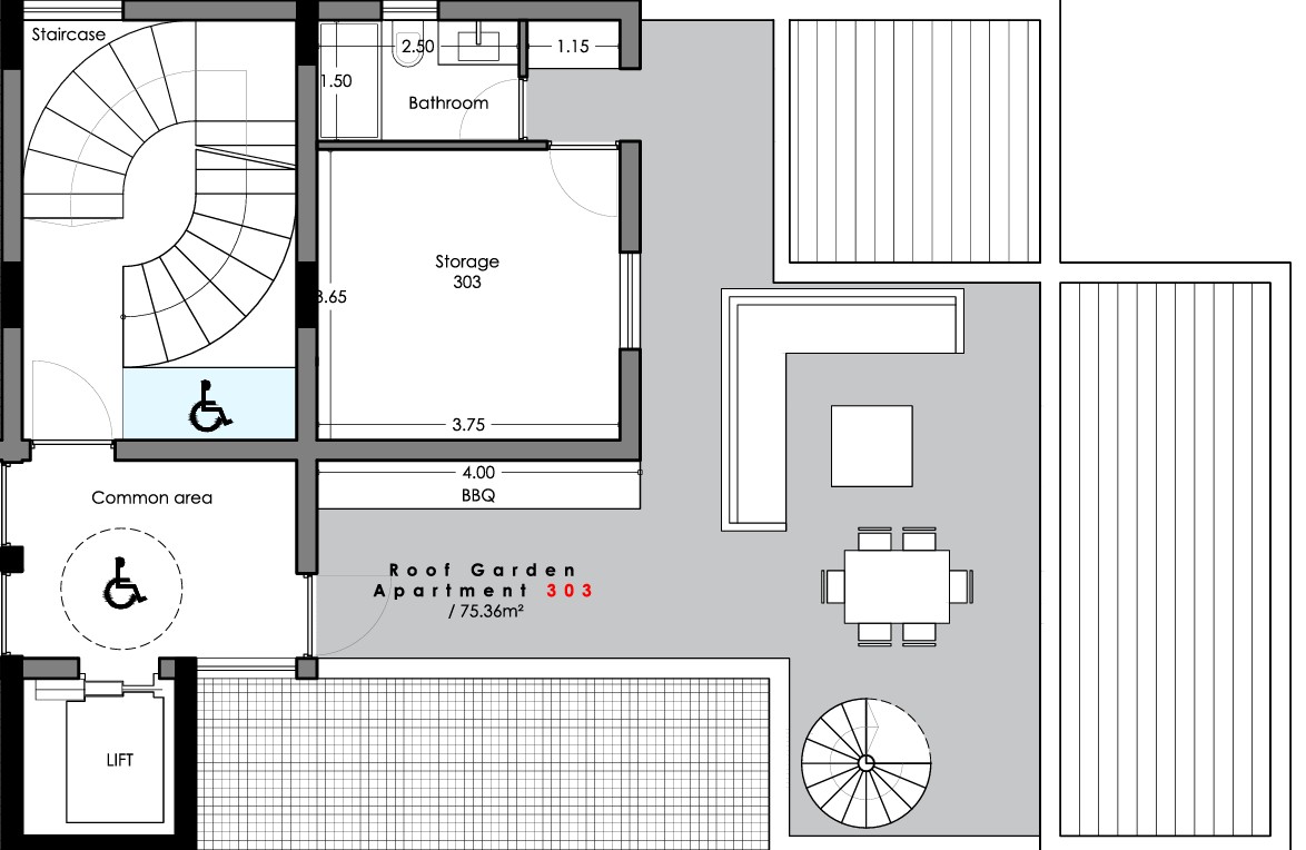 Пентхаус в Лимасоле, Кипр, 104 м² - фото 10