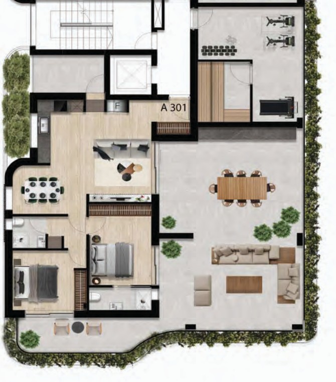 Апартаменты в Пафосе, Кипр, 136 м² - фото 11