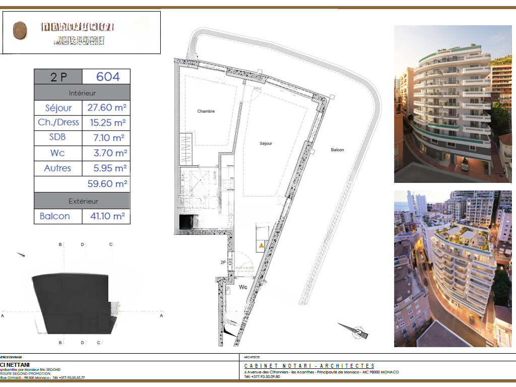 Квартира в Монегетти, Монако, 100 м² - фото 16