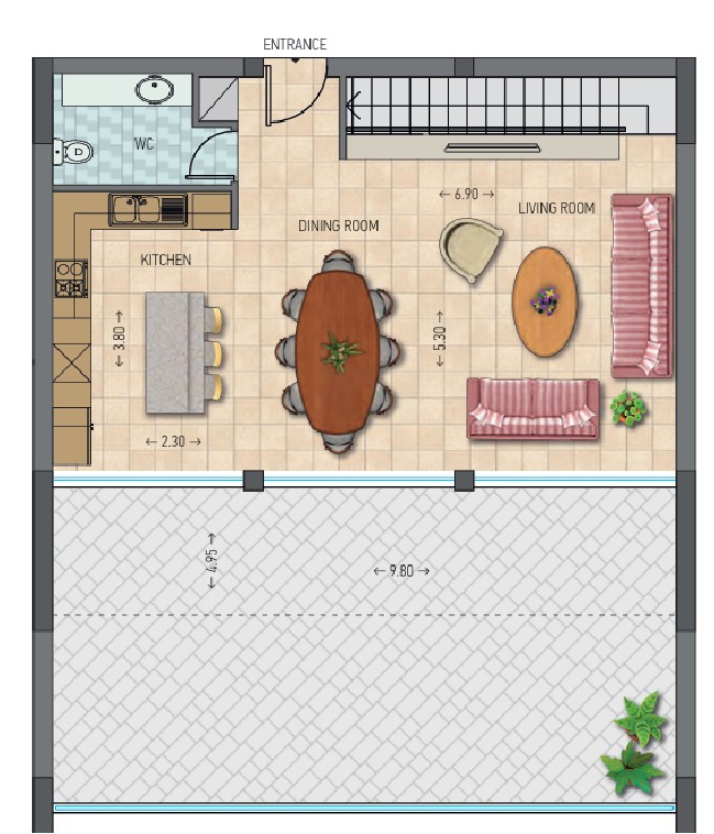 Апартаменты в Лимасоле, Кипр, 175 м² - фото 16