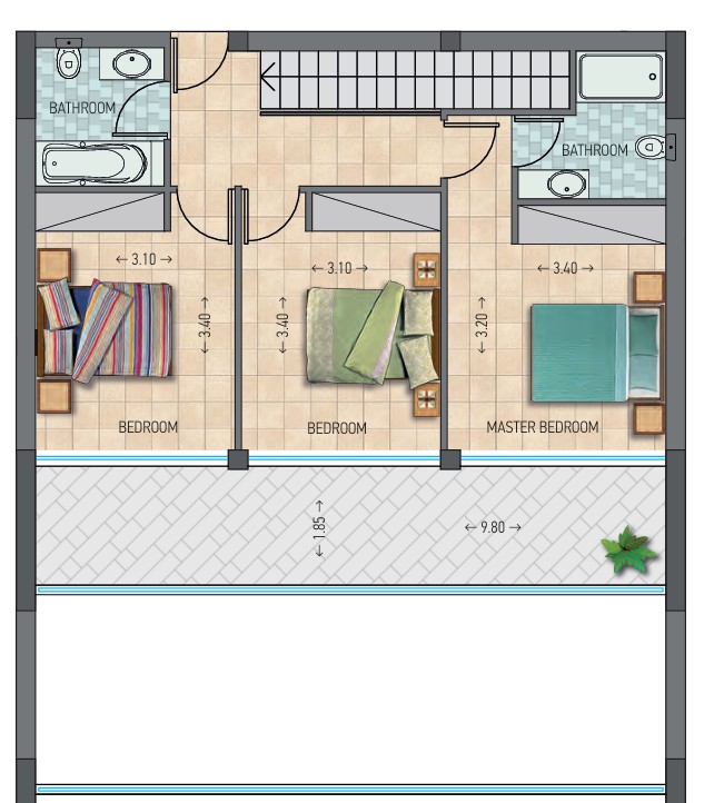 Апартаменты в Лимасоле, Кипр, 175 м² - фото 17