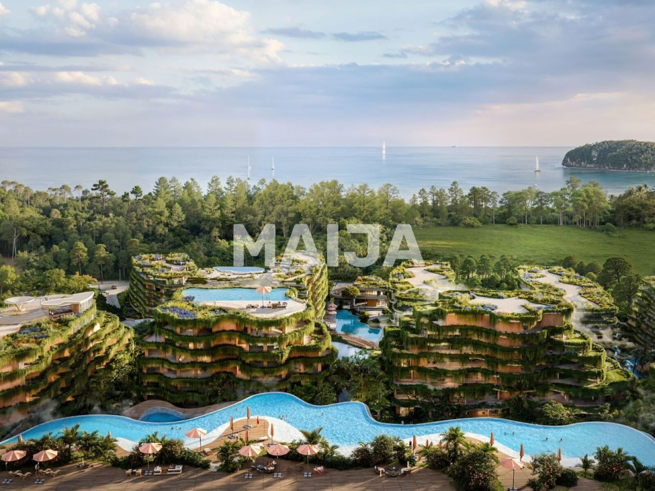 Апартаменты на острове Пхукет, Таиланд, 100 м² - фото 9