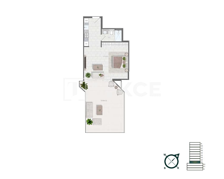 Апартаменты Аль-Сатва, ОАЭ, 78 м² - фото 15