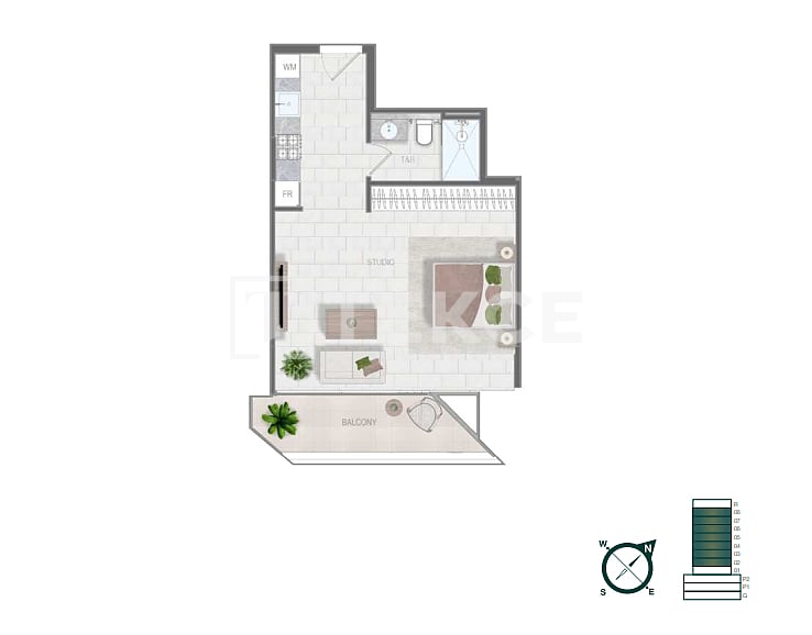 Апартаменты Аль-Сатва, ОАЭ, 78 м² - фото 16