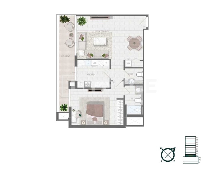 Апартаменты Аль-Сатва, ОАЭ, 250 м² - фото 18
