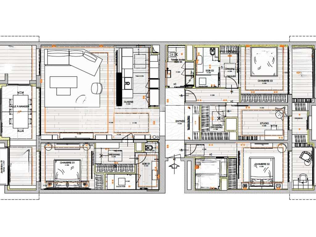 Квартира в Фонвьее, Монако, 245 м² - фото 3