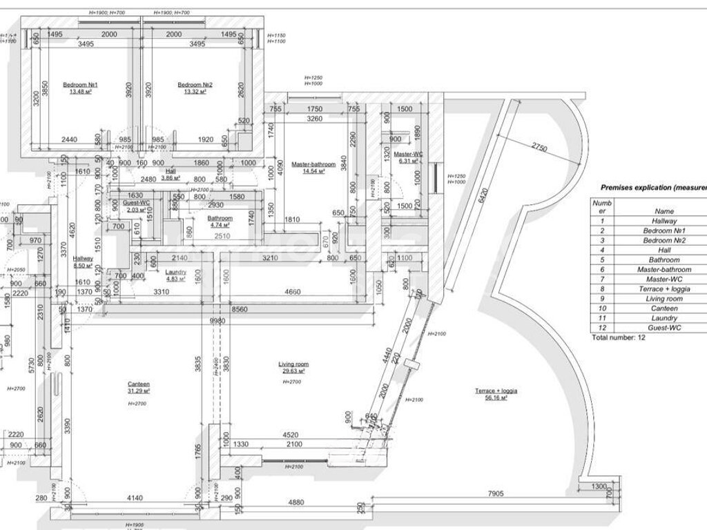Квартира в Сен-Романе, Монако, 291 м² - фото 13