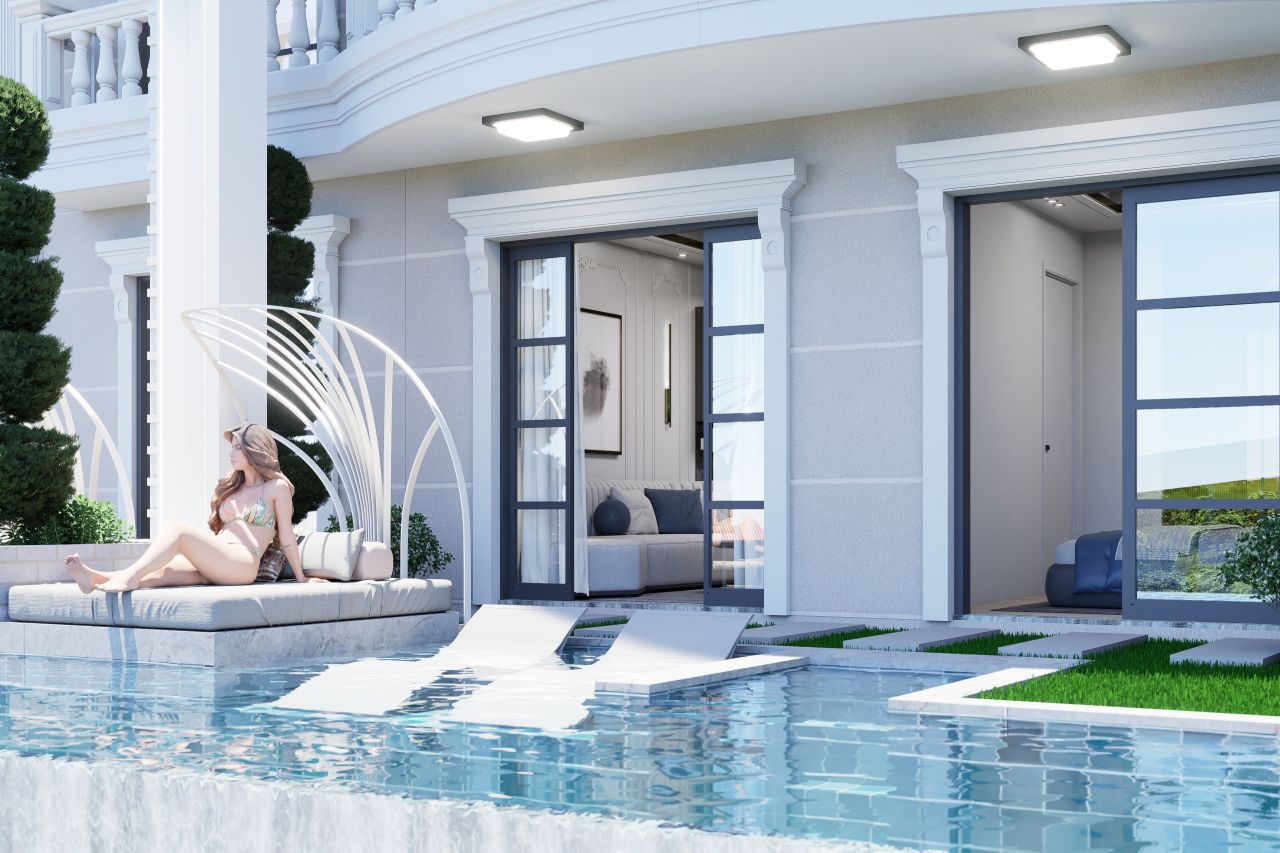 Апартаменты в Алании, Турция, 65 м² - фото 10