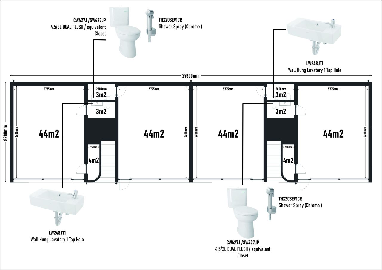Апартаменты в Денпасаре, Индонезия, 54 м² - фото 2