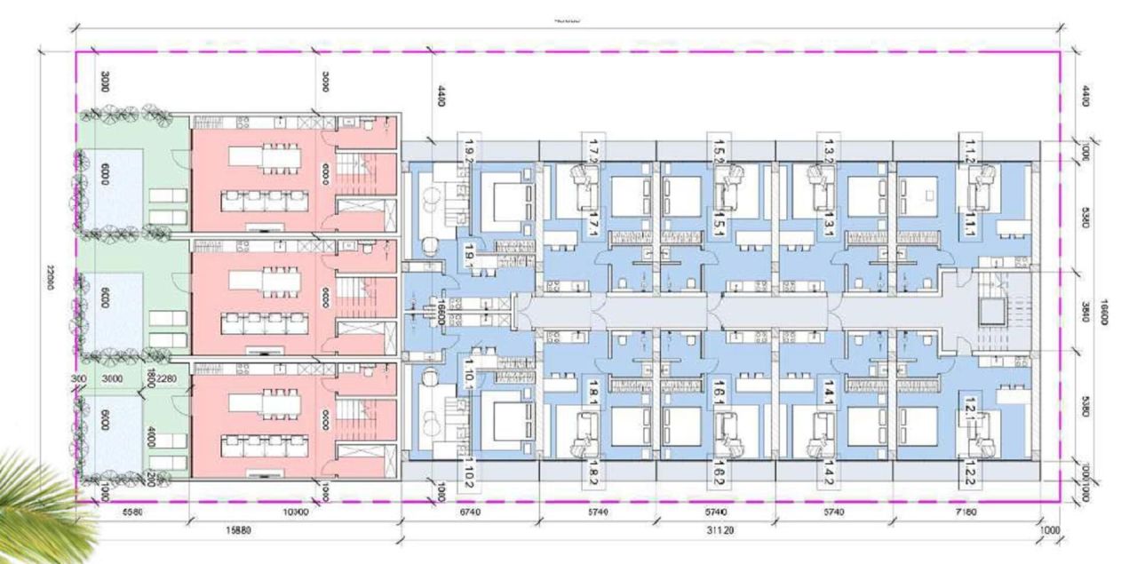 Апартаменты в Буките, Индонезия, 44 м² - фото 5