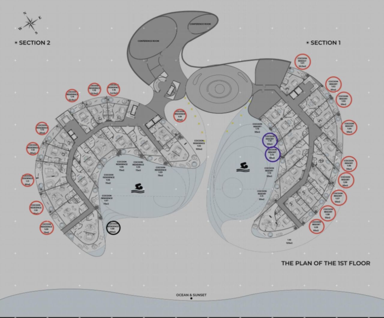 Апартаменты в Сесехе, Индонезия, 55 м² - фото 7