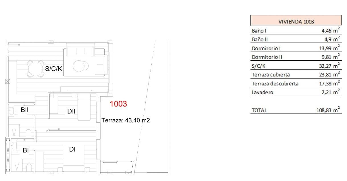 Апартаменты в Сан-Мигель де Салинас, Испания, 65 м² - фото 15