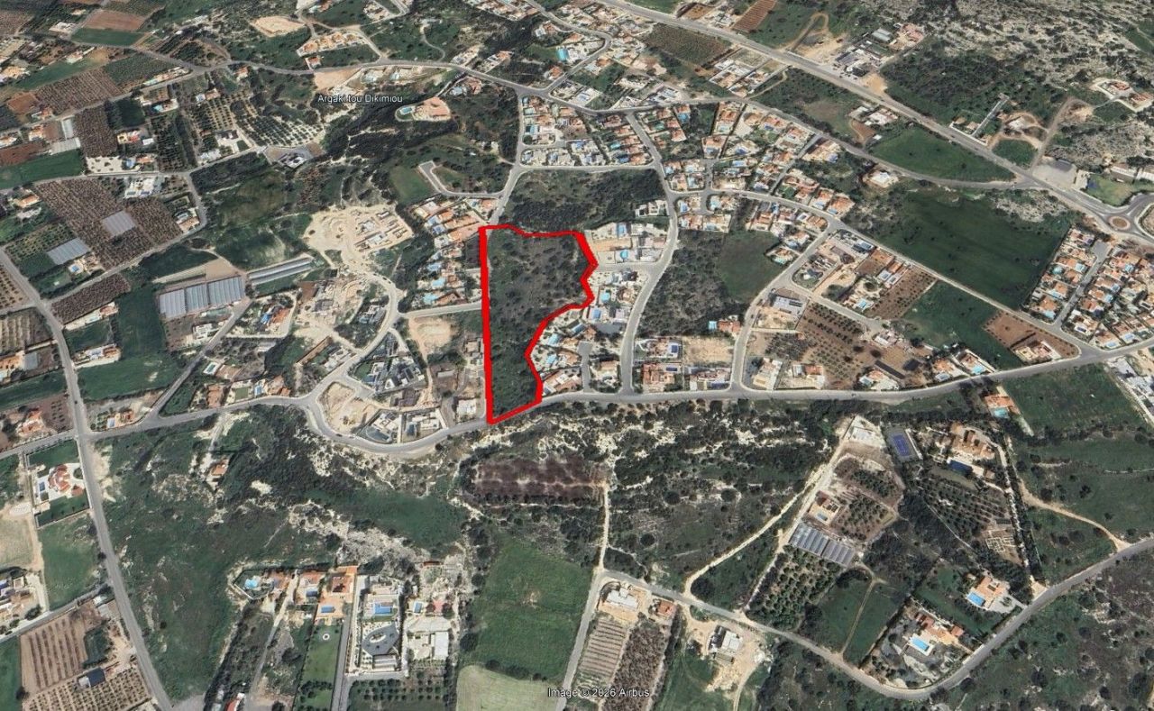 Земля в Пафосе, Кипр, 19 566 м² - фото 2