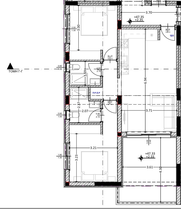 Апартаменты в Лимасоле, Кипр, 93 м² - фото 12