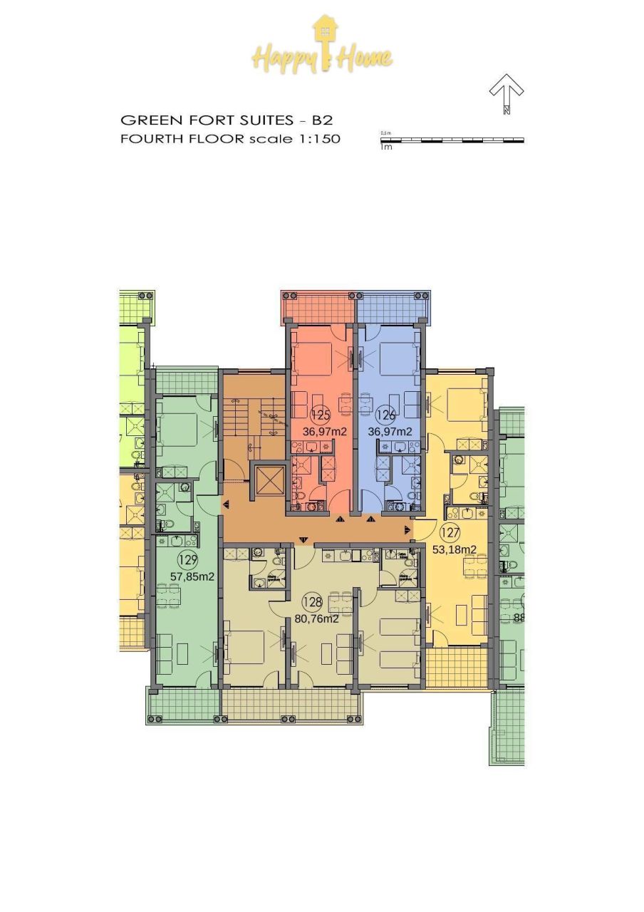 Квартира на Солнечном берегу, Болгария, 57 м² - фото 11