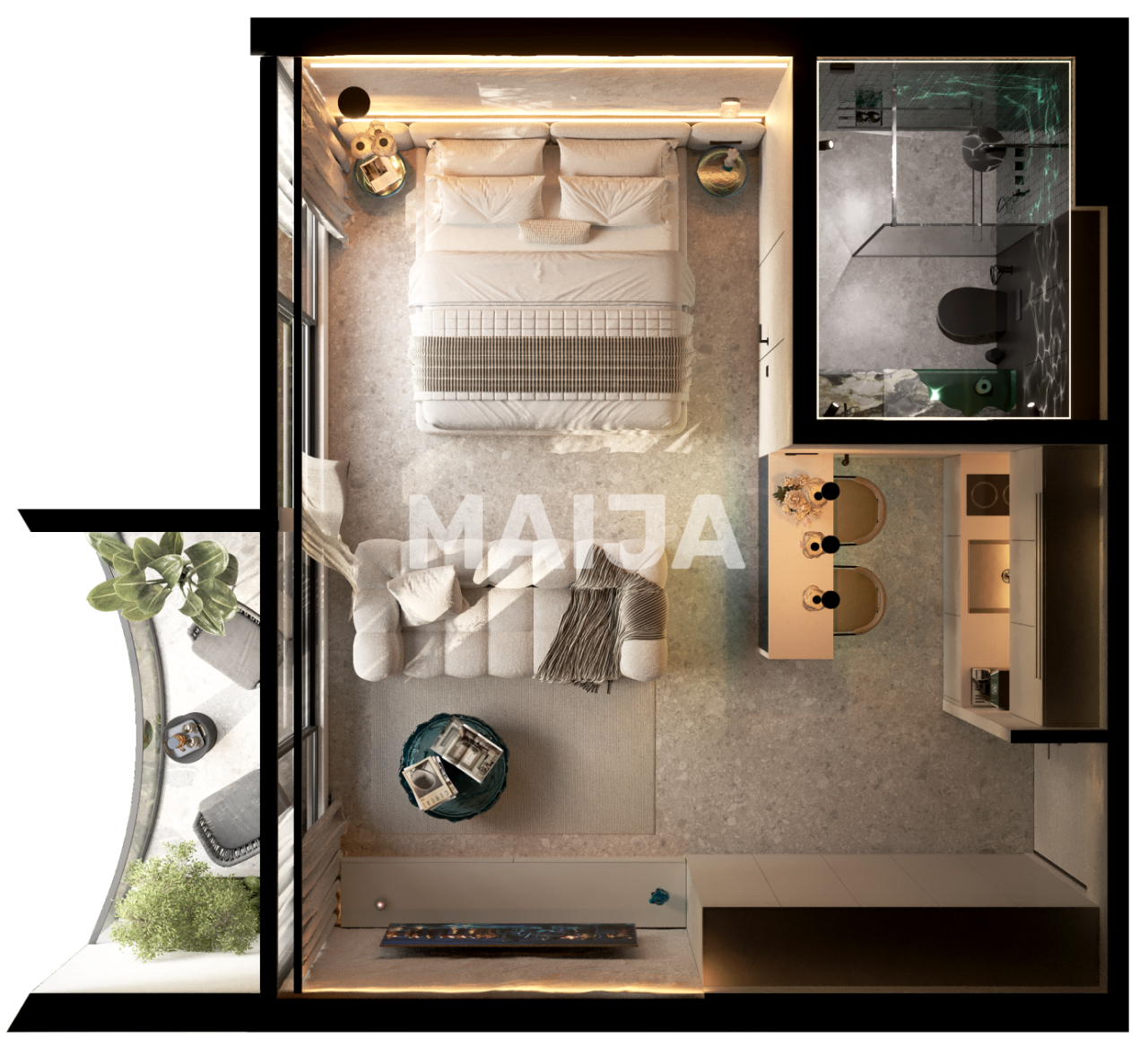 Вилла в Буките, Индонезия, 30 м² - фото 2