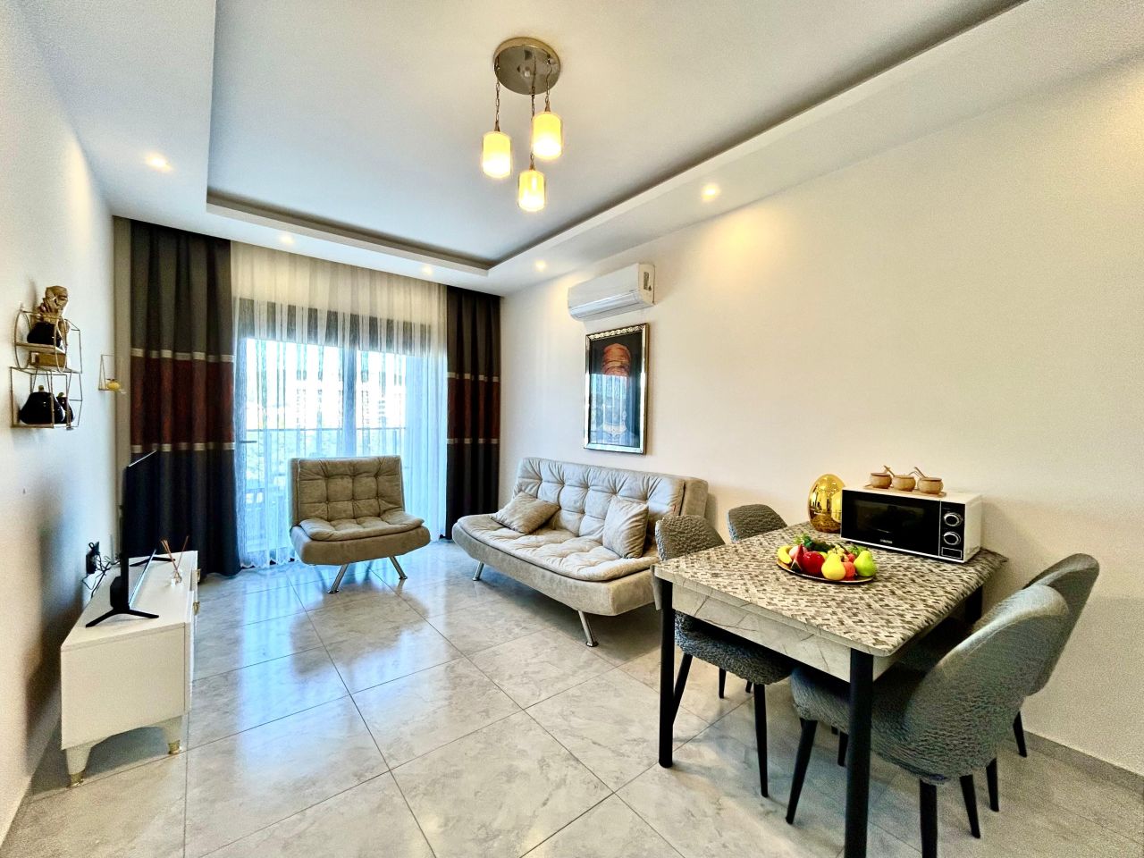 Апартаменты в Алании, Турция, 55 м² - фото 1