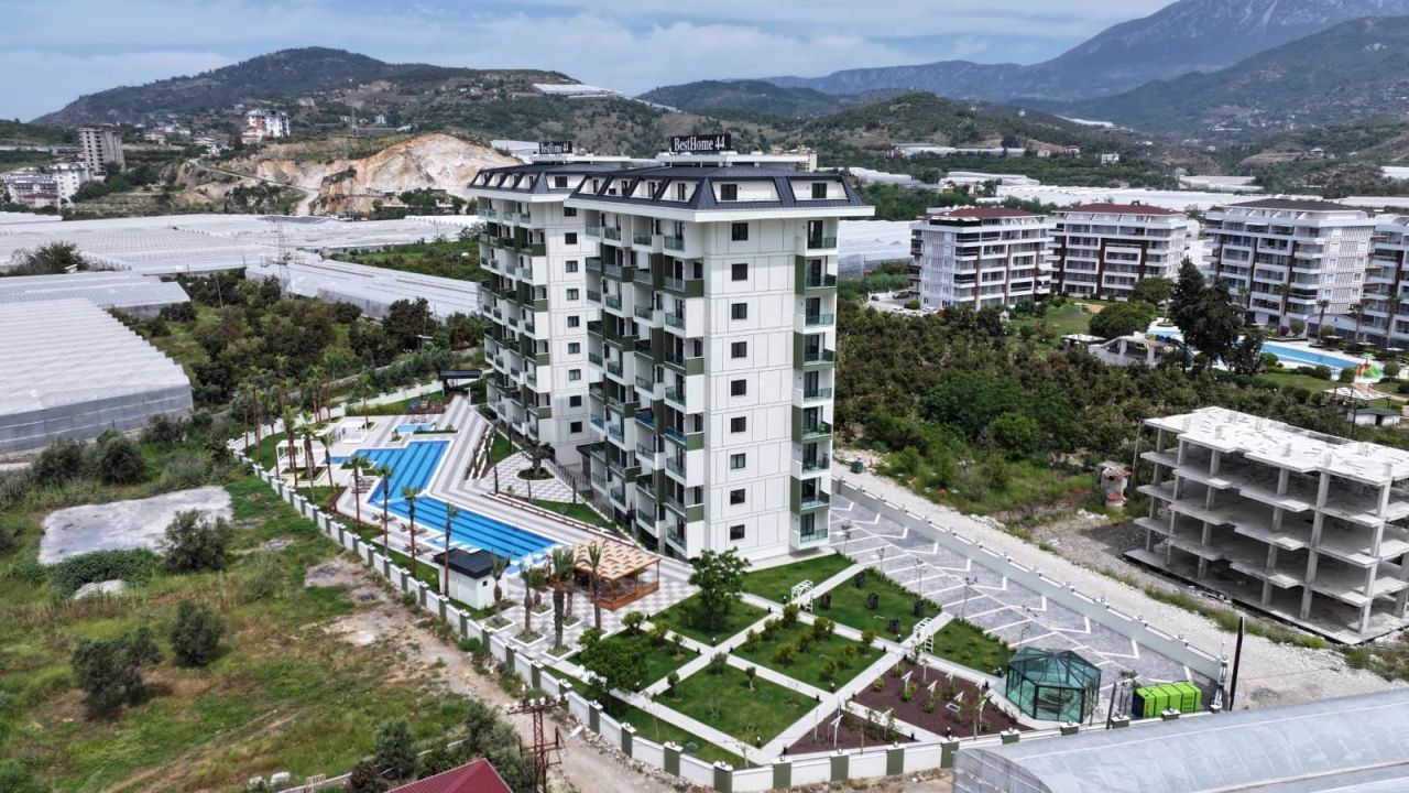 Апартаменты в Алании, Турция, 55 м² - фото 9