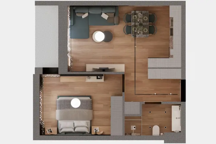 Квартира в Святом Власе, Болгария, 47 м² - фото 5