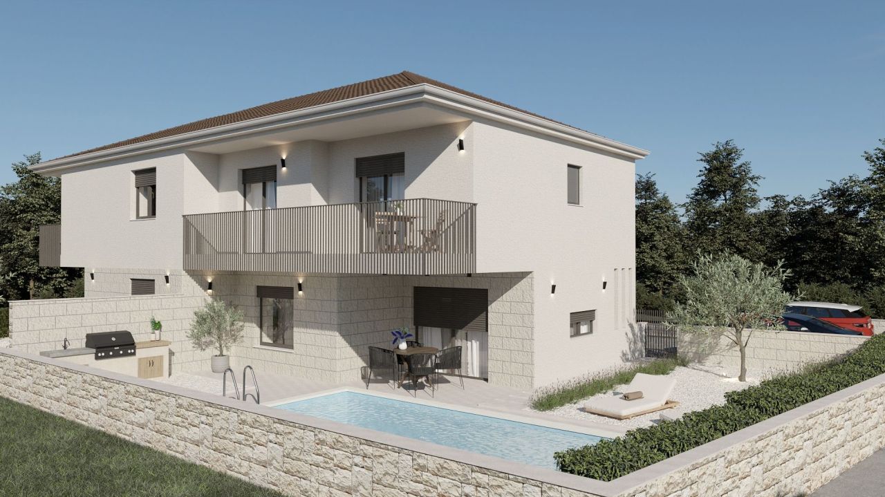 Вилла в Малинска-Дубашнице, Хорватия, 109 м² - фото 5