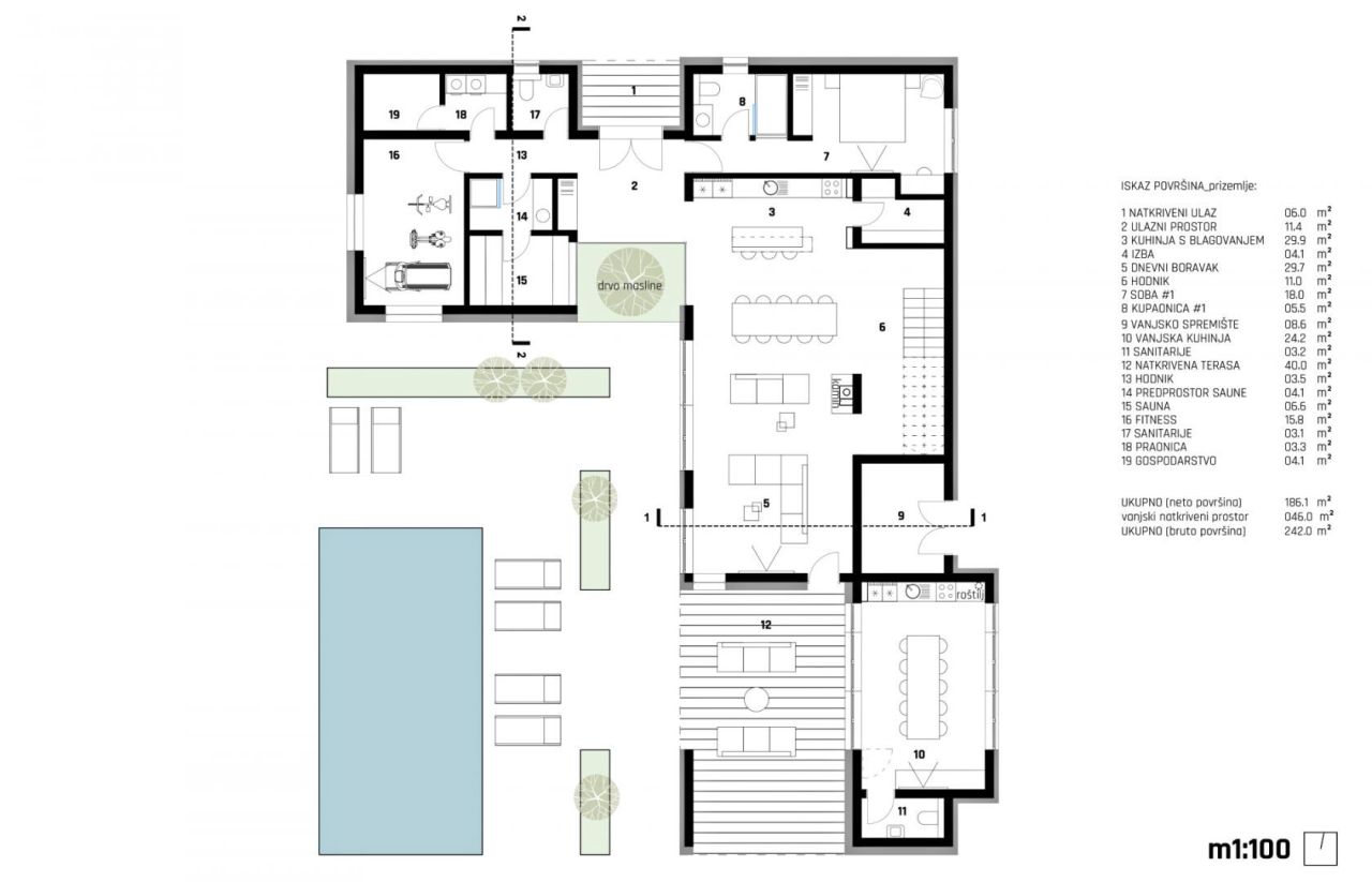 Вилла в Вижинаде, Хорватия, 330 м² - фото 14