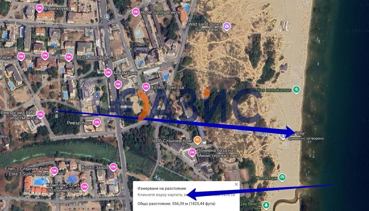 Апартаменты на Солнечном берегу, Болгария, 60.3 м² - фото 9