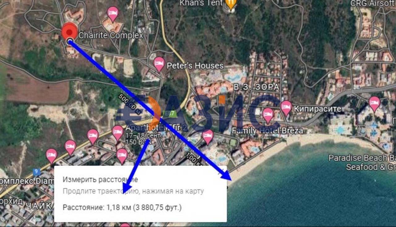 Апартаменты на Солнечном берегу, Болгария, 44.1 м² - фото 19