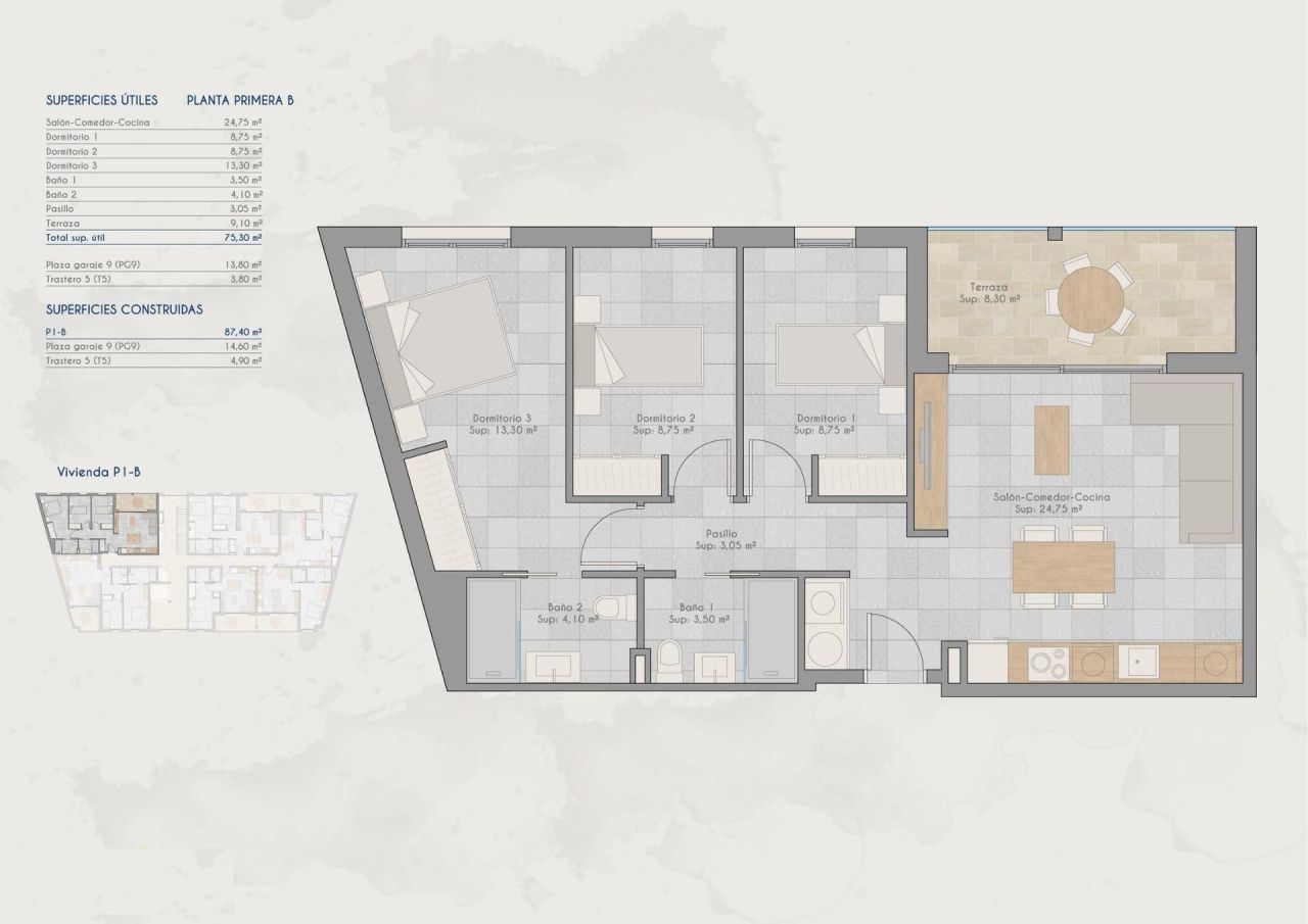 Апартаменты в Сан-Педро-дель-Пинатаре, Испания, 87 м² - фото 11