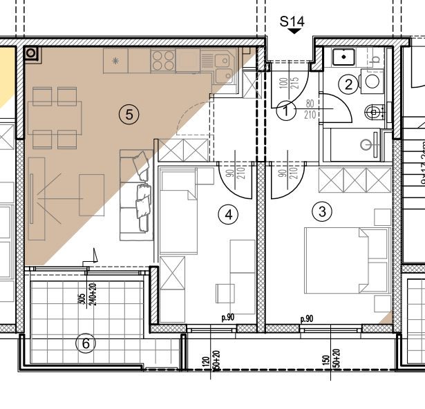 Квартира в Пуле, Хорватия, 57.57 м² - фото 7