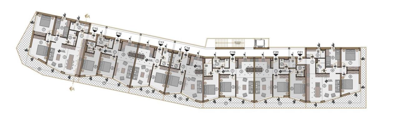 Квартира Istria, Pjescana uvala, Хорватия, 73.64 м² - фото 12