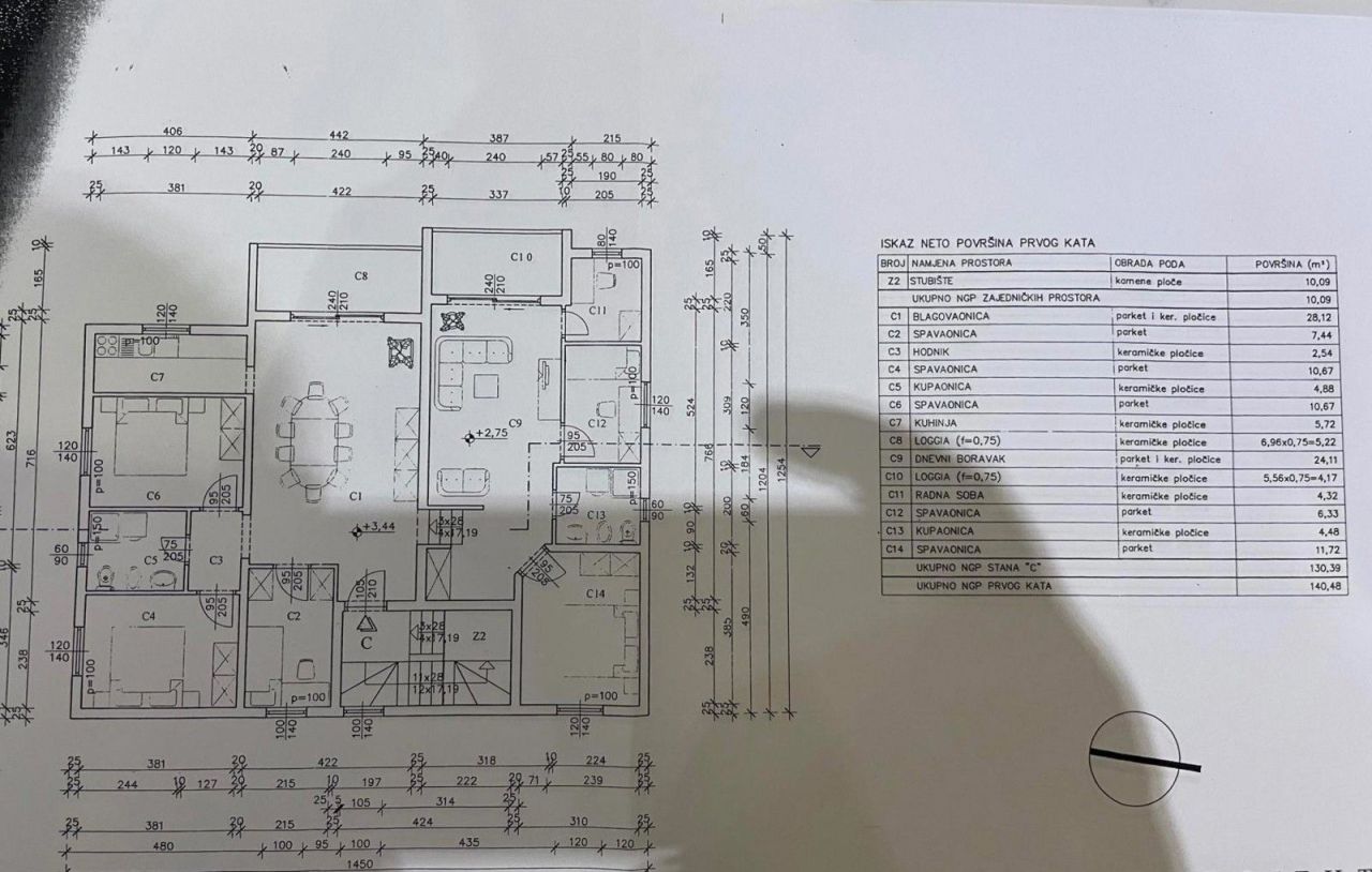 Квартира в Умаге, Хорватия, 130 м² - фото 17