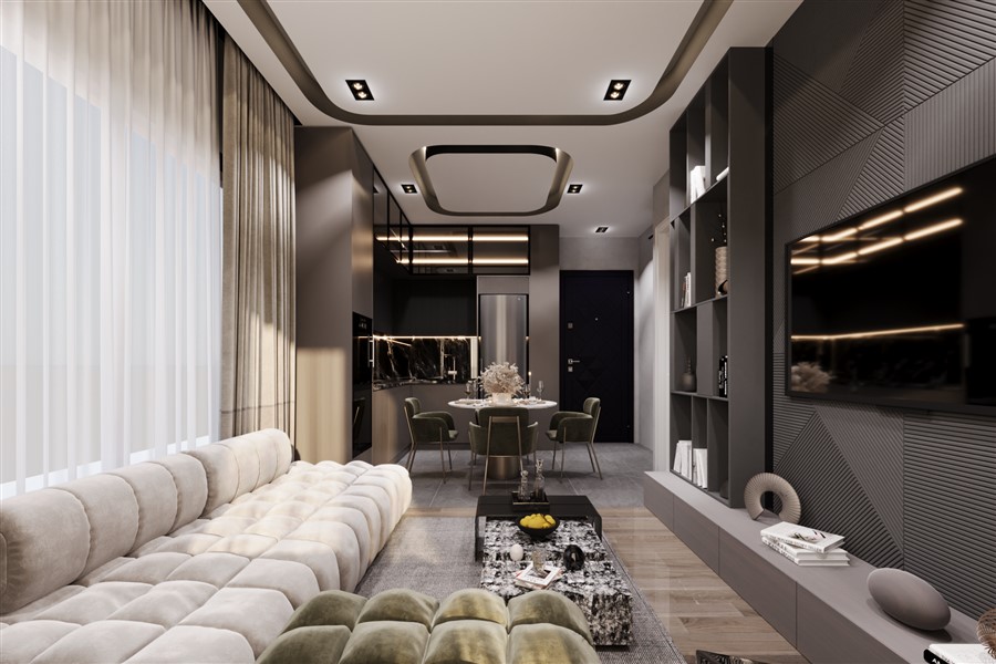 Квартира в Алании, Турция, 45 м² - фото 11