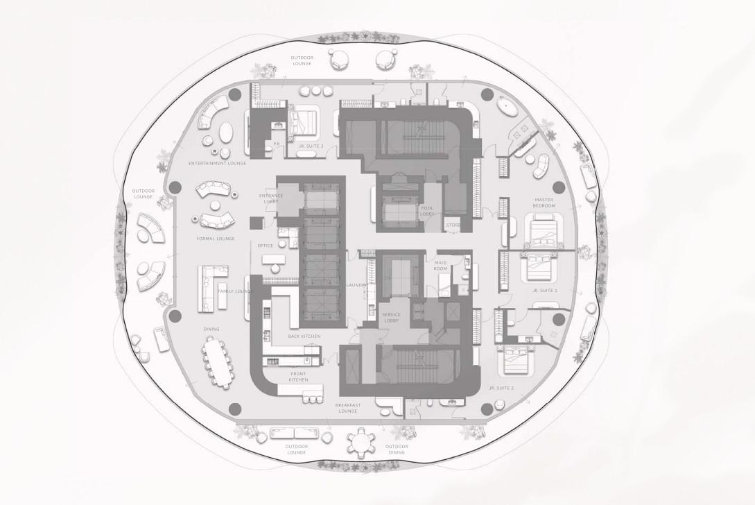 Пентхаус в Дубае, ОАЭ, 931 м² - фото 11