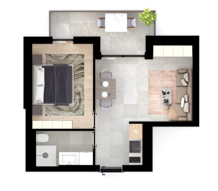 Квартира в Умаге, Хорватия, 37.4 м² - фото 6