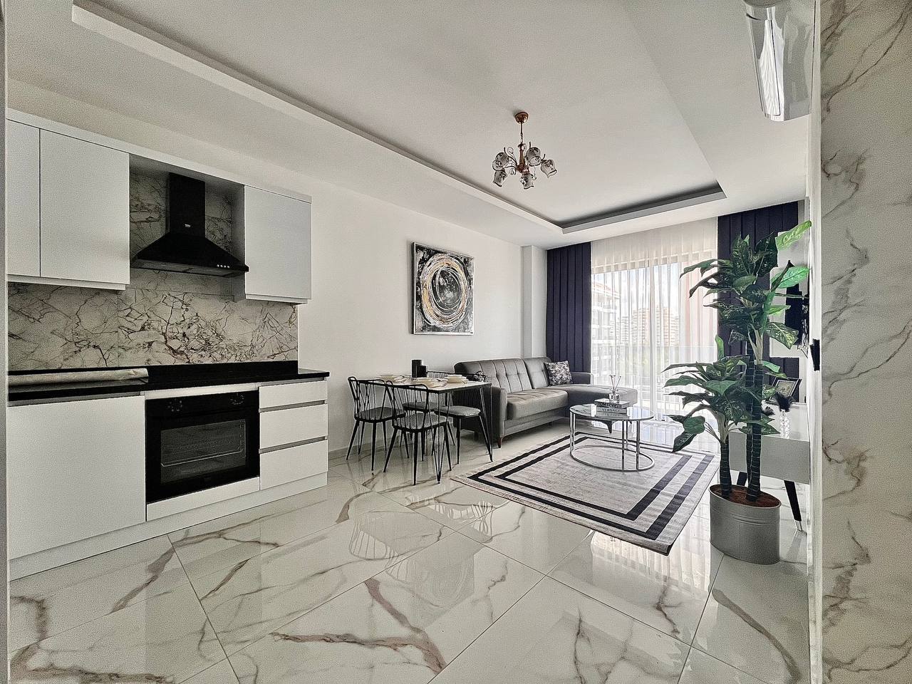 Апартаменты в Алании, Турция, 55 м² - фото 1