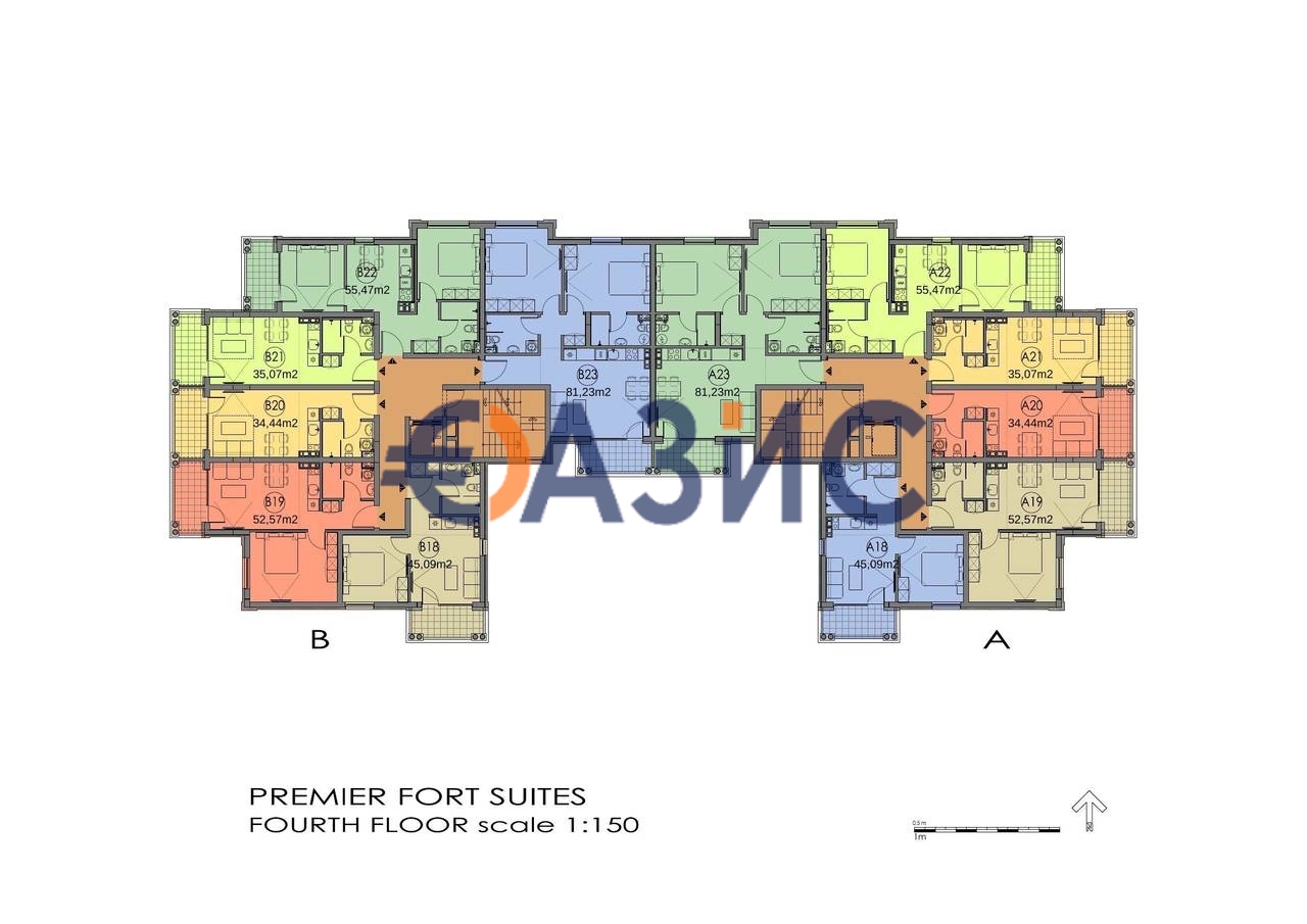 Апартаменты в Святом Власе, Болгария, 39.2 м² - фото 19