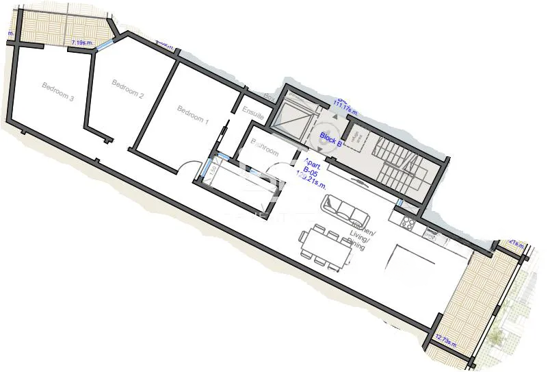 Квартира в Сан-Лоренце, Мальта, 148 м² - фото 1