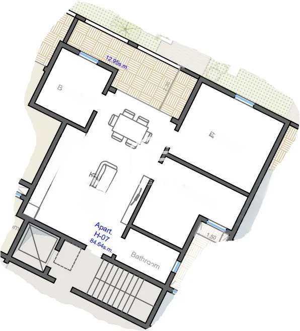 Квартира в Сан-Лоренце, Мальта, 96 м² - фото 1