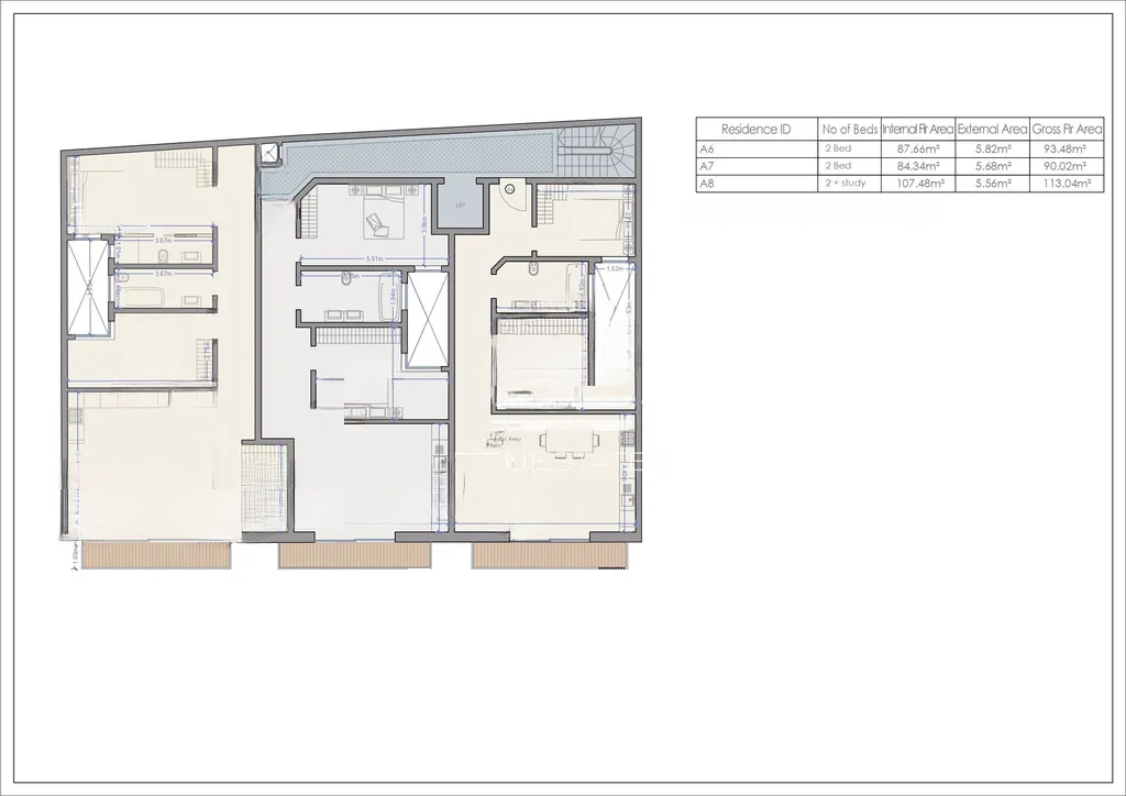 Квартира в Сан-Лоренце, Мальта, 94 м² - фото 1