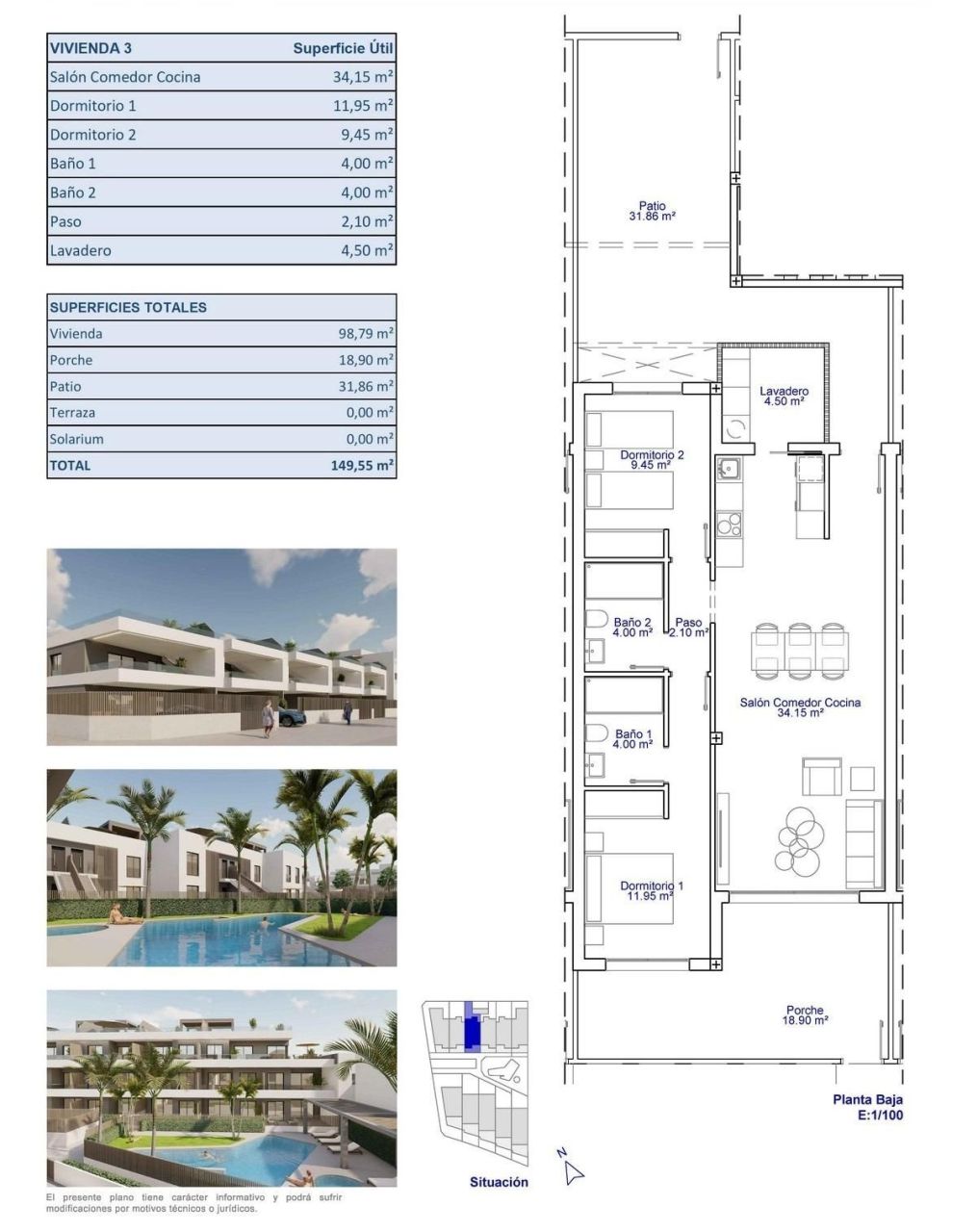 Апартаменты в Пилар-де-ла-Орадада, Испания, 98 м² - фото 12