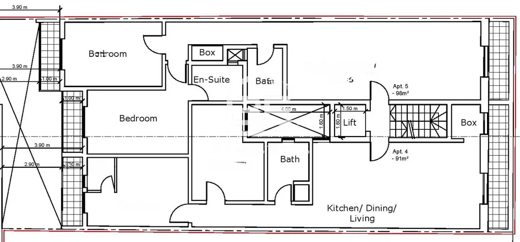 Квартира в Хамруне, Мальта, 107 м² - фото 1