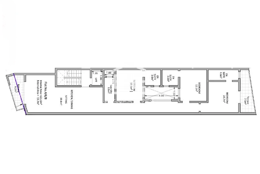 Квартира в Сан-Лоренце, Мальта, 135 м² - фото 2