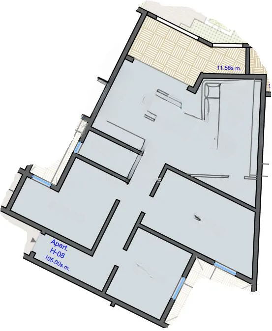 Квартира в Сан-Лоренце, Мальта, 116 м² - фото 2