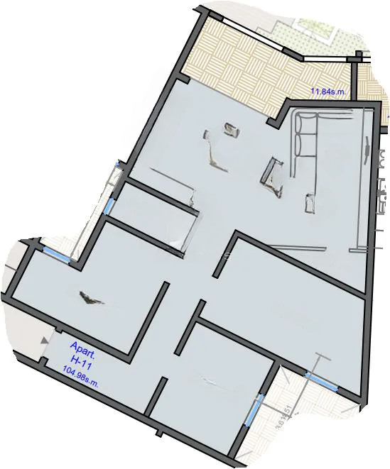 Квартира в Сан-Лоренце, Мальта, 115 м² - фото 2